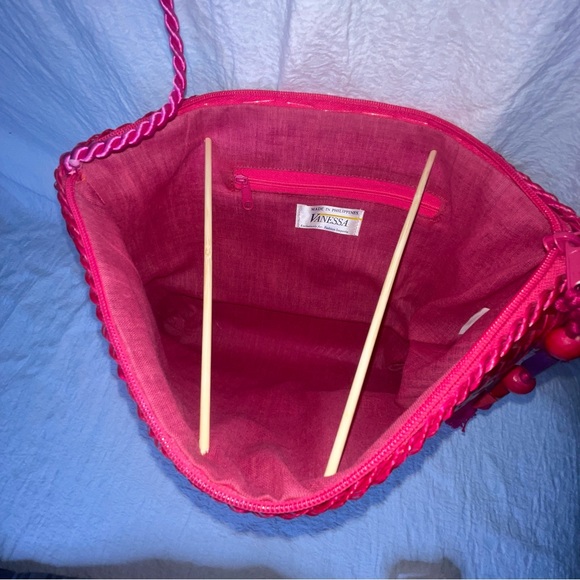 Vanessa - Wicker Straw Handbag, - Picture 12 of 14